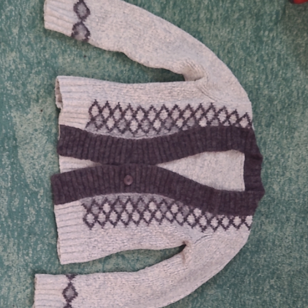 Mexx Gray and Black Patterned Cardigan